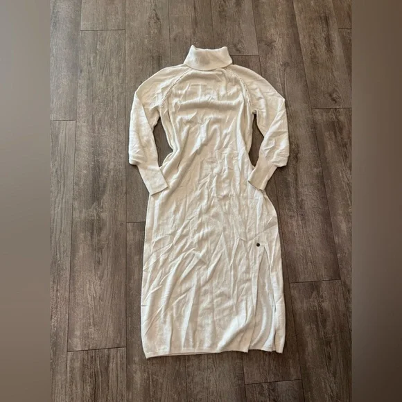 Ted Baker White Long Sleeve Dress